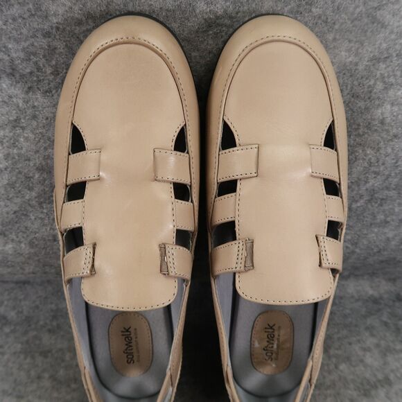 Softwalk Shoes Women 9 Loafer Ballet Flat Slip On Hampton Leather Comfort Casual - Picture 8 of 16